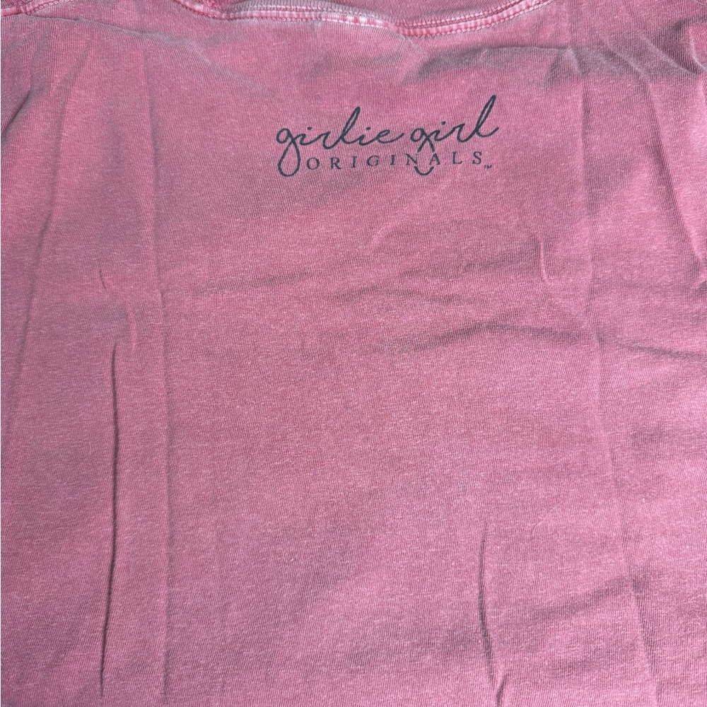 Girlie Girl Short Sleeve Tee with Cow Graphic - Picture 4 of 6